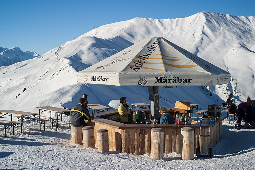 Pistenbar auf Sillerenbühl