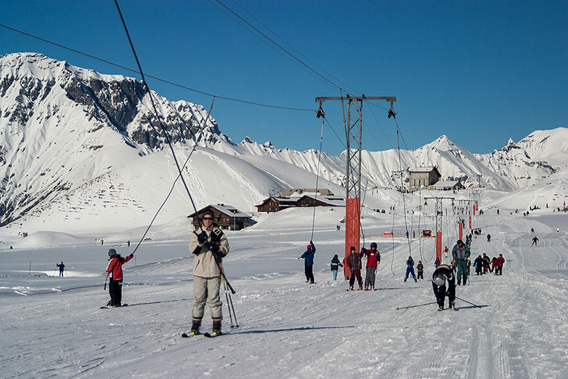 Schlepplift auf der Engstligenalp