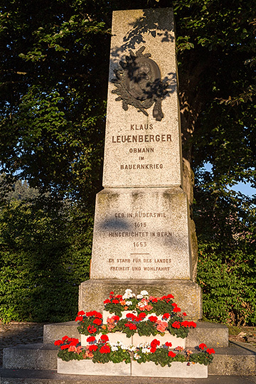 Denkmal für den Bauernführer Niklaus Leuenberger