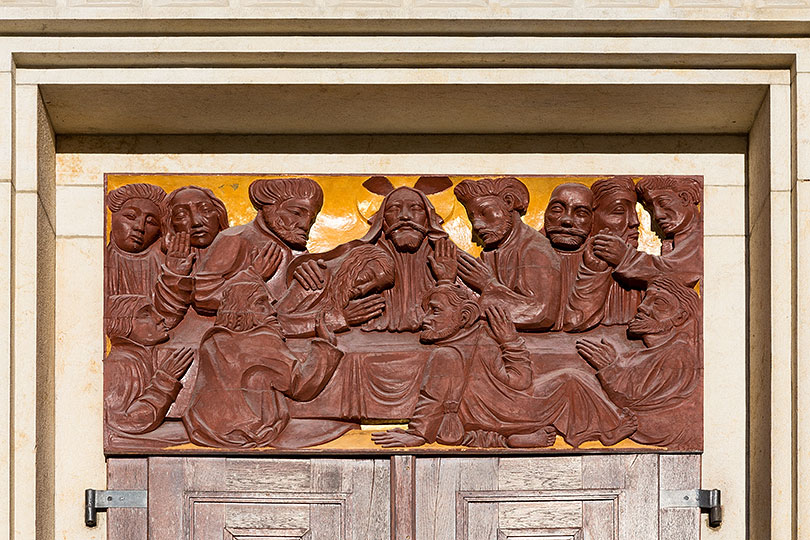 Abendmahlrelief von François Baud