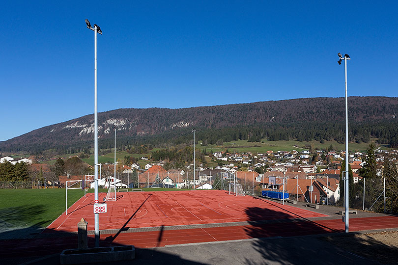 Terrain de sport à Malleray