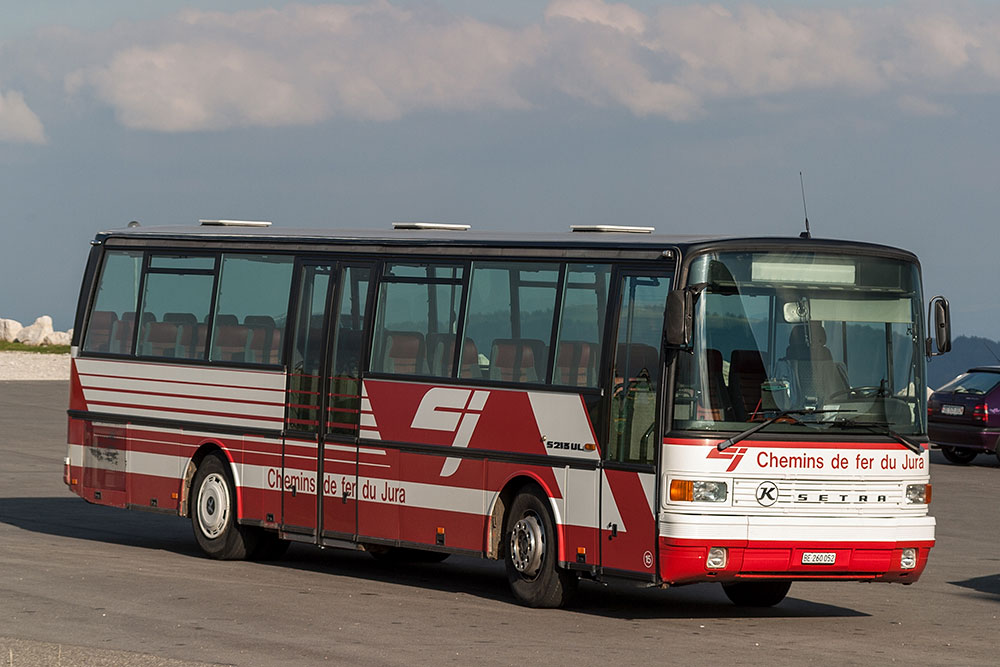 Bus der Chemins de fer du Jura