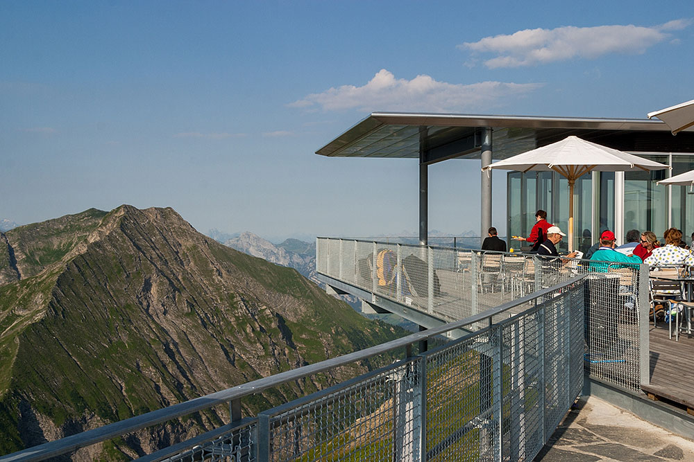 Berggasthaus auf dem Niesen