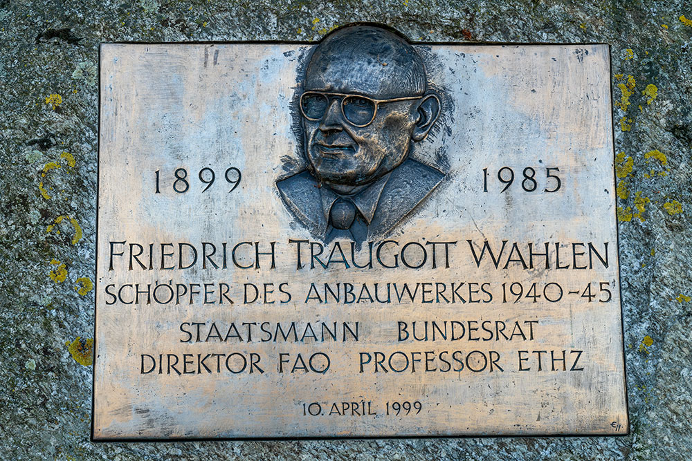 Gedenktafel Friedrich Traugott Wahlen