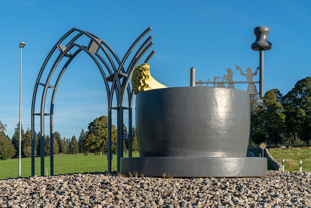 Rond-point à La Ferrière