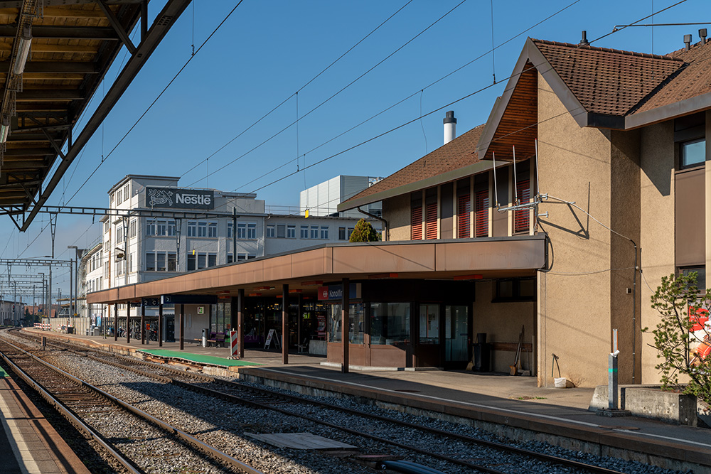 Bahnhof in Konolfingen