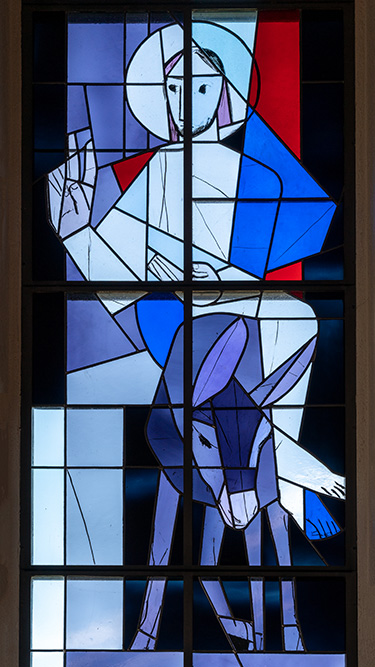 Glasfenster in der Reformierten Kirche in Gümligen