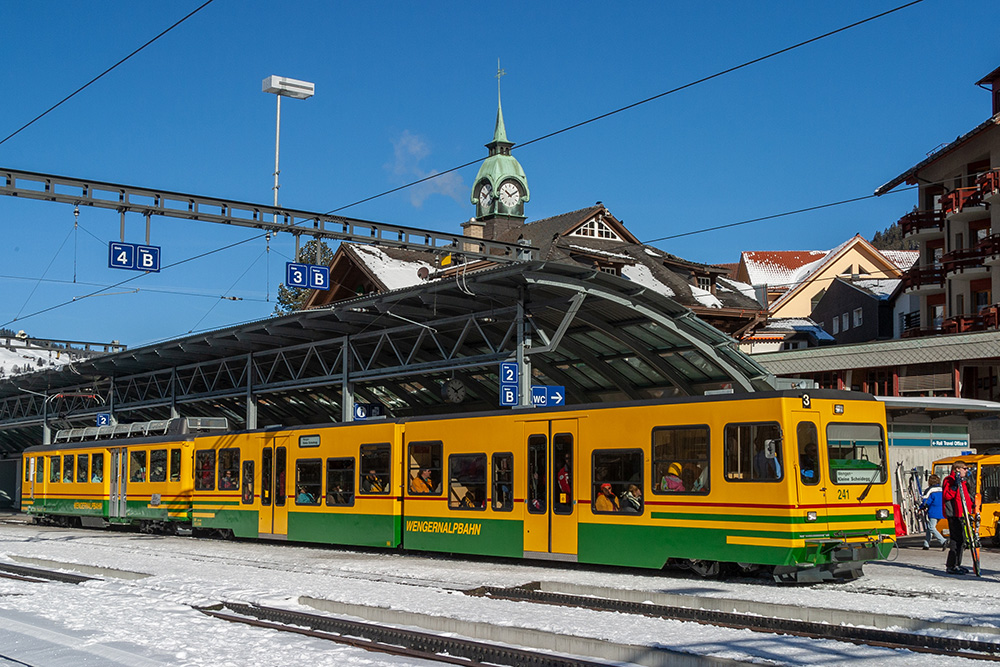 Bahnhof in Wengen