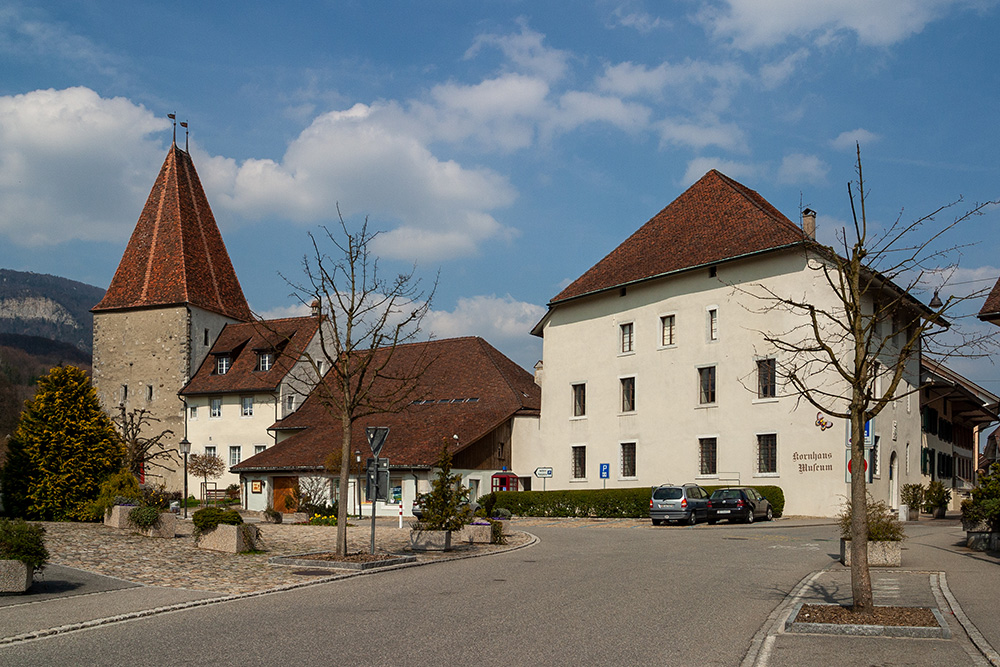 Wohnturm und Kornmuseum in Wiedlisbach