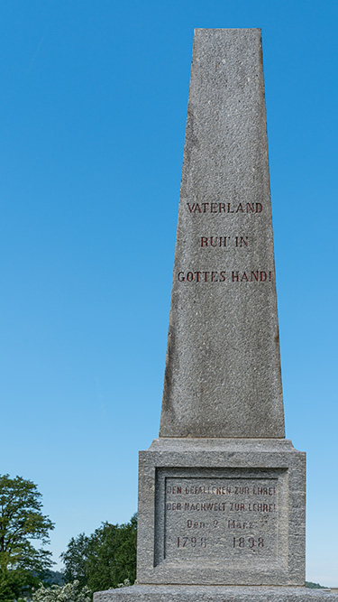 Gedenksäule in Lengnau BE