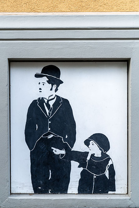 Wandbild Charly Chaplin