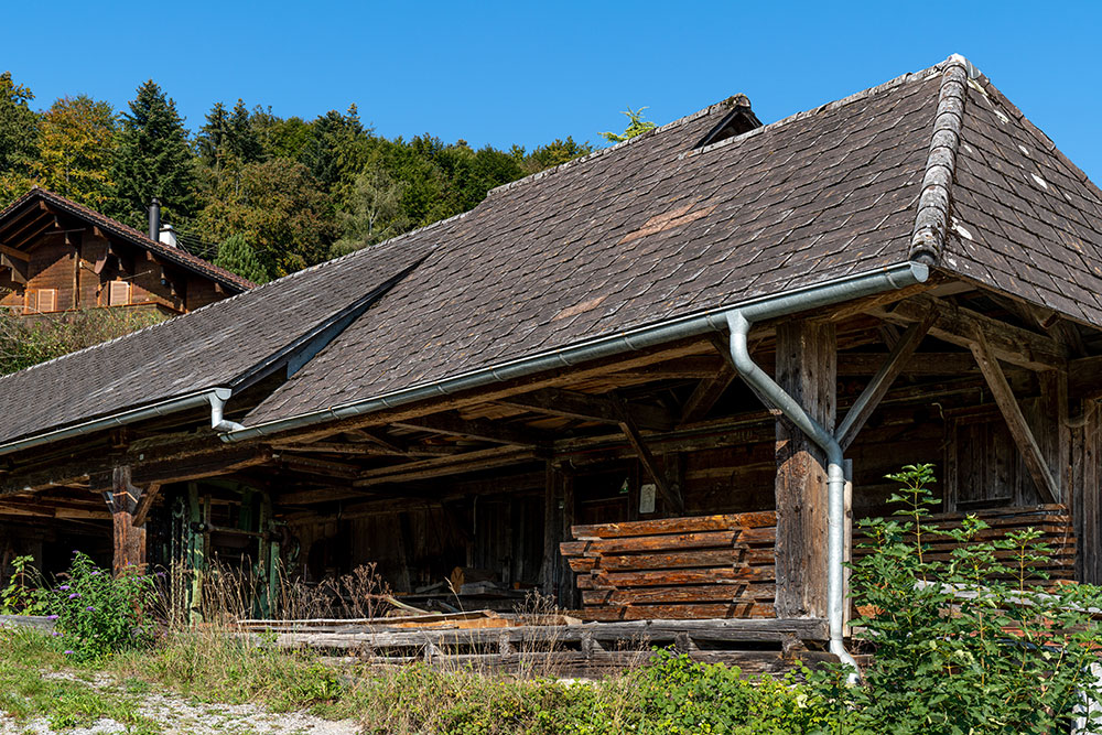 Sägerei in Grundbach