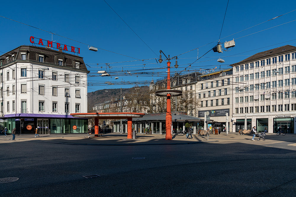 Zentralplatz in Biel