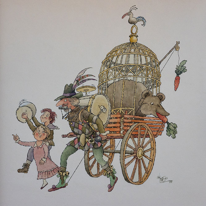 Wandbild von Oskar Weiss