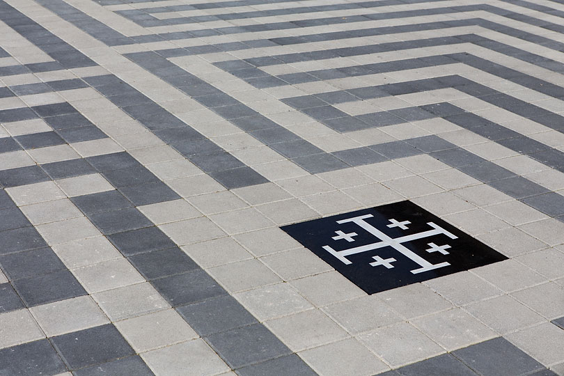 Labyrinthe maltaise, Chapelle Saint-Hubert à Bassecourt