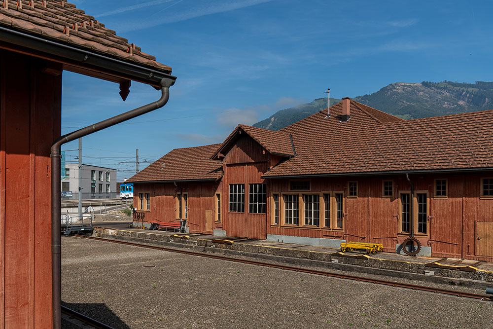 Werkstatt der Goldau-Rigi-Bahn