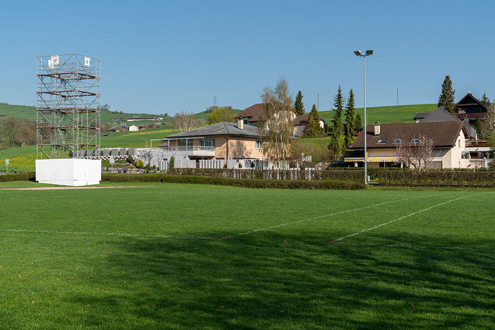 Sportplatz auf dem Schulareal