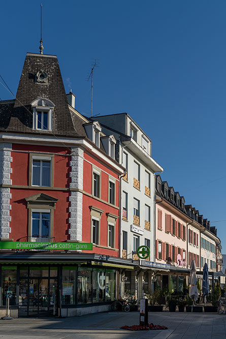 Place de la Gare à Delémont
