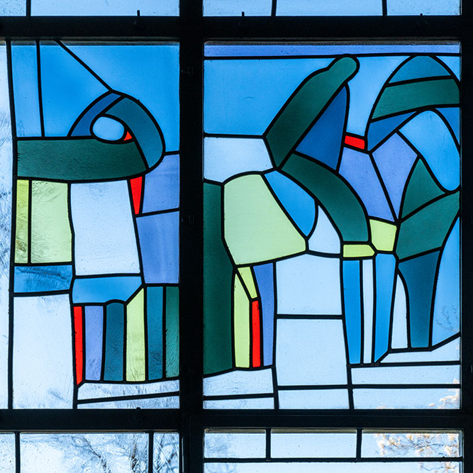 Kirchenfenster in Neuenegg